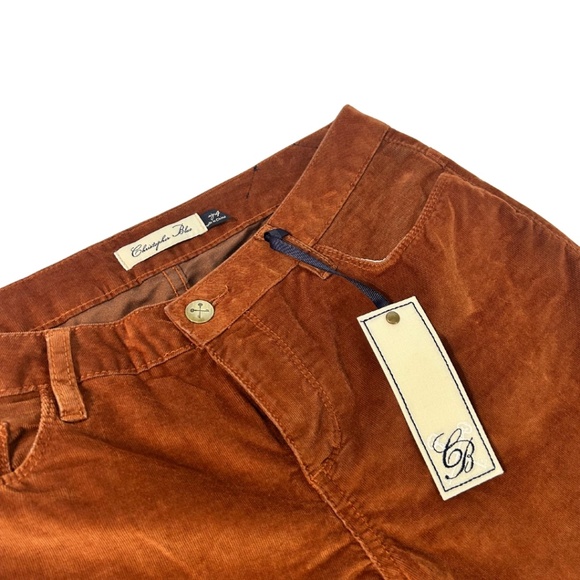 Christopher Blue Mid-Rise Skinny Corduroy Pants, Size 4 - Picture 3 of 10